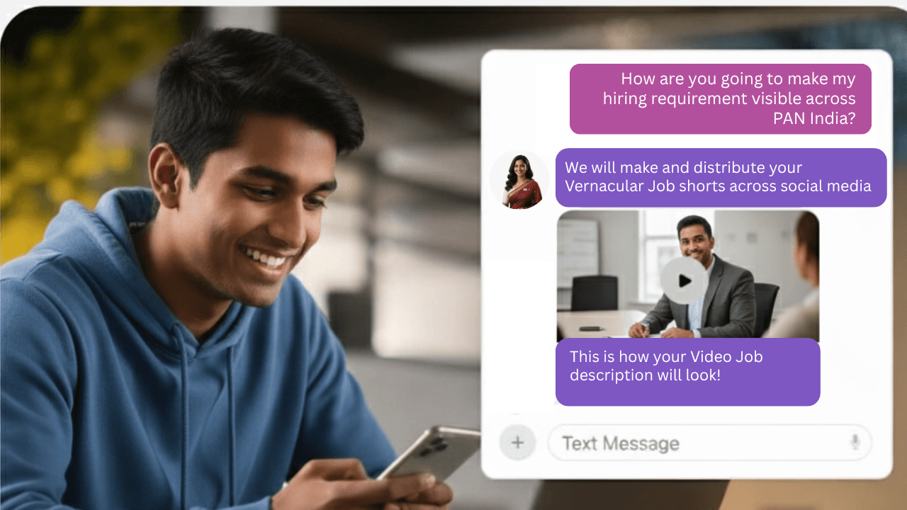 Vernacular video job descriptions for frontline hiring — Aiviue